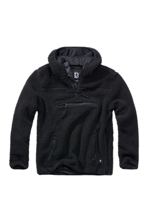 Pulover Brandit Teddyfleece Worker negru XL