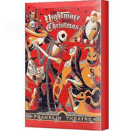 2025 24 kpl Halloween Joulukalenteri Sokkolaatikko