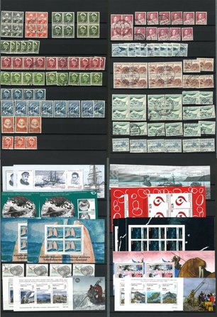 Grønland - Dublet samling i indstiksbog