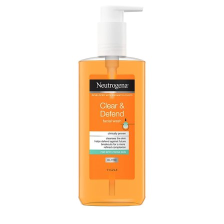 Neutrogena Clear & Defend Facial Wash 200 ml, Skincare, Ansigtspleje, Renseprodukter
