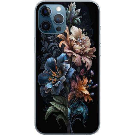 Apple iPhone 12 Pro Läpinäkyvä kuori Kukat