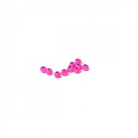 Tungsten Beads 4,6mm - Fluo Pink