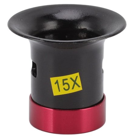 Urmager Lup 15X Aluminiumlegering Professionel Juveler Lupforstørrelsesglas Urreparation