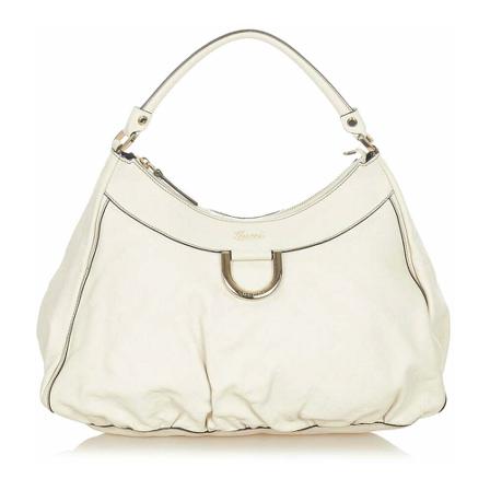 Gucci Vintage Pre-owned HandTas , Wit , Dames , Maat: ONE Size Vintage Tassen
