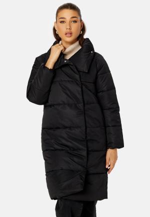 ONLY New June Long Puffer XL Black Takkeja Dam