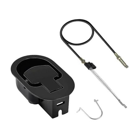 Universaali lepotuolin kahvan varaosat vivun vaijerin veto, metallinen sohvan lukon vapautusveto sopii