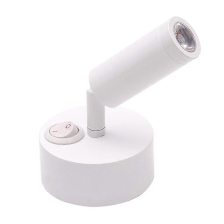 RV Leselampe LED - 12 Volt LED-lamper Interiør Roterbar Vegglampe Lesespotlight for Sengelampe, Hall, RV, Campingvogn, 5. hjul o [DB]
