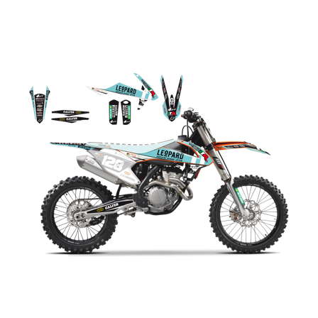 Dekalkit Blackbird Marchetti Racing 2016 - KTM 300 EXC SIX DAYS 2017-2023