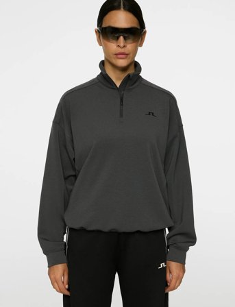 J. Lindeberg Airy Zip Sweatshirt - Grey - M