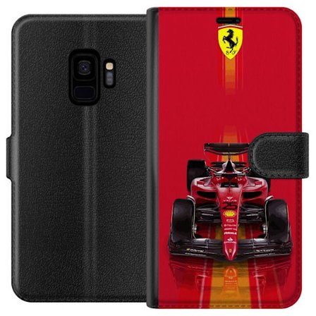 Yhteensopiva Lompakkokotelo Samsung Samsung Galaxy S9 Ferrari Formula 1 -auto ikonisessa punaisessa muotoilussa urheilullisella tarkkuudella
