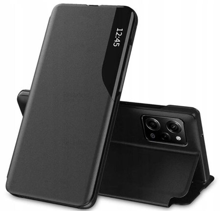 Tech-Protect Smart View-etui for Xiaomi Redmi 12 - svart