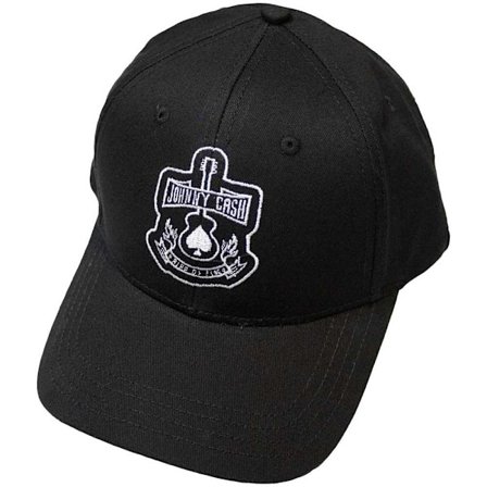 Johnny Cash Unisex Vuxen Gitarr Baseball Cap En Storlek Svart