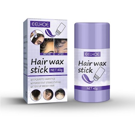 Hårvax Stick Långvarig Stylingvax Stick Hår - Hår Finishing Stick Edge Control Anti-Frizz Icke-fet Hårpomada Stick