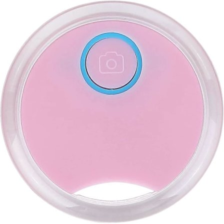 Trådlös Djurspårare Nycklar Väskor Plånböcker APP-kontroll, Kompatibel med iOS/Android-telefoner, Rosa