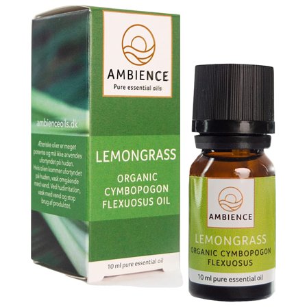 Ambience Citrongræs Olie Økologisk 10 ml, Tøj & Bolig, Duftolier, Æteriske Olier