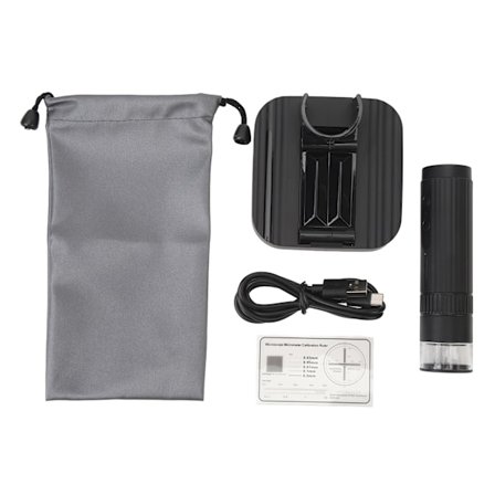 Trådlöst digitalt mikroskop 2MP 1000X förstoring WiFi med 8 ljus USB APP handhållen mikroskopkamera för kretskort