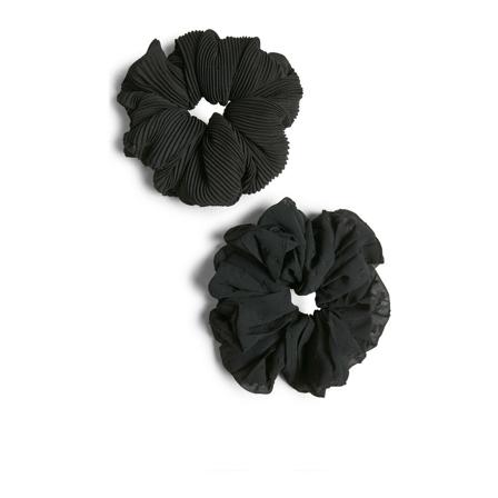 Karen by Simonsen Trinekb Scrunchie Set Accessories , Zwart , Dames , Maat: ONE Size Haaraccessoires