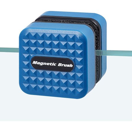 Magnetisk algborste, akvarium mini magnetisk rengörare, ingen repor fisk tank glasrengöringsborste magnetisk akvarium algskrapa