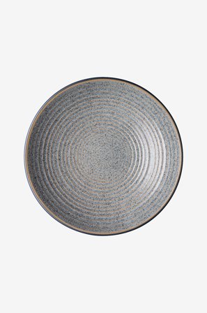 Denby - Kulho Studio Grey, uurrettu, halkaisija 25,5 cm - Harmaa - Tarjoilu- & salaattikulhot - - Homeroom