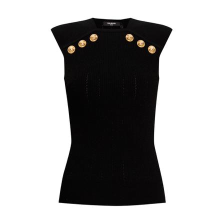 Balmain Tank top , Zwart , Dames , Maat: S