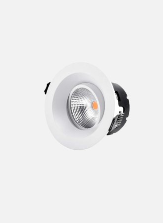 Downlight Antidark deep tilt 3000K IP44 - hvit