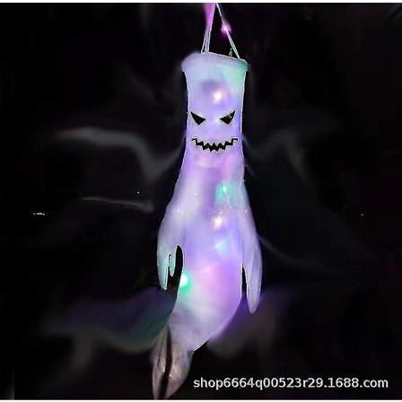 Halloween-koriste, valaiseva aaveviiri, jamaikalainen iso suuhattu