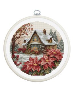 Broderipakke Bilde Den lille hytta - Luca-S