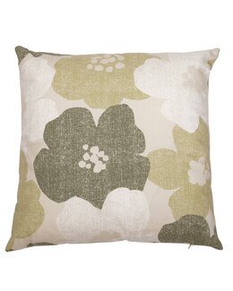 Putetrekk med blomstermønster Lotta 1-pk Grønn