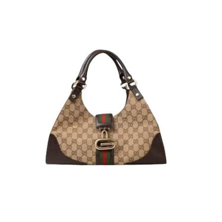 Gucci Vintage Pre-owned Canvas gucci-Tass , Bruin , Dames , Maat: ONE Size Vintage Tassen