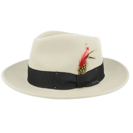 Bailey - Beige fedora Hut - Nickel Fedora @ Hatstore