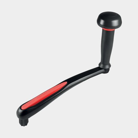 Winch handle Ronstan Quick-Lock Palm Grip 10", aluminium, with quick-lock & end knob, 254 mm