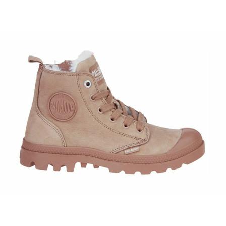 Palladium, Palladium Pampa Hi-Zip Wol Camel Beige, Dames, Maat:39 EU