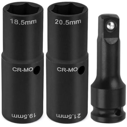 Ford-pyöränmutteriavainsarja 19,5 18,5 20,5 21,5 mm Kaksipäinen avain 1/2