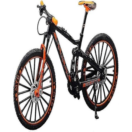 Mini 1:10 Legeringssykkelmodell Dasktop Simuleringsornament Finger Mountain Bikes Leketøy