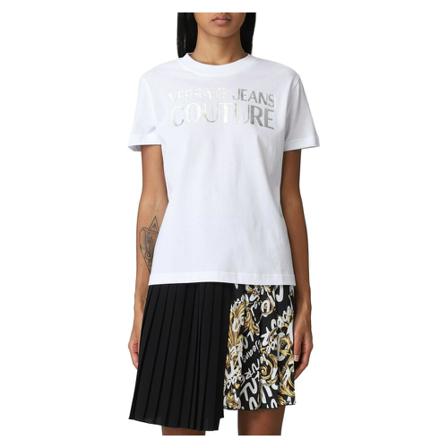 Versace Jeans Couture T-Shirts , Wit , Dames , Maat: M