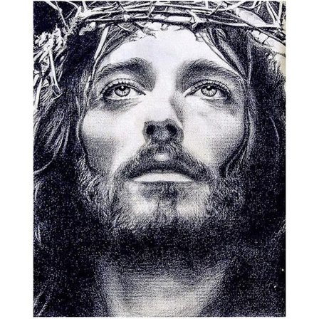 Diamantmålning Full Rhinestones Kristendomen Jesus Man DIY, DIY