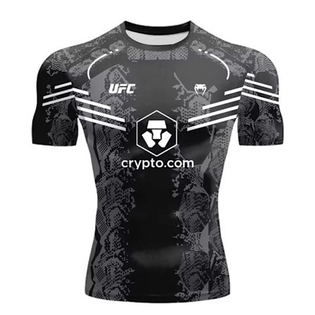 2025 Ny hotsælgende UFC Boksekamp Pursuer T-shirt til mænd og kvinder om sommeren Casual åndbar overdimensioneret hurtigtørrende top