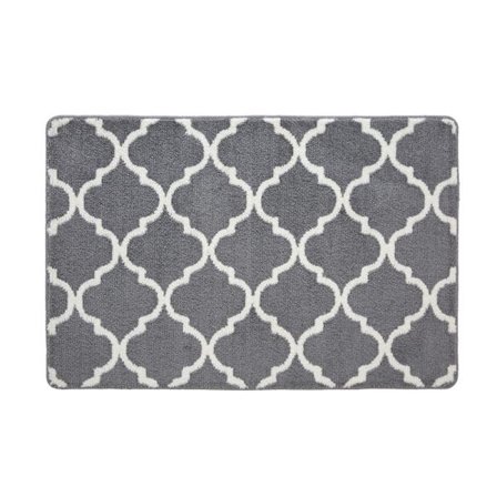 Dörrmatta inomhus (40x60, grå) Motståndskraftig mot smuts och absorberande entrématta