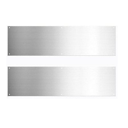 2 stk. Dørsparkplader Kick Plates til Udvendige Døre Aluminium Kick Plate til Døre Dekoration Undgå t