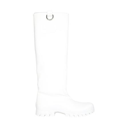 Msgm, Rain Boots Wit, Dames, Maat:40 EU,rubber