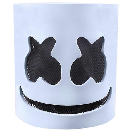 Halloween DJ Marshmello Maske Fuld Hoved Hjelm Festrekvisitter 2025.