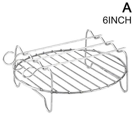 Hållare Air Fryer Tillbehör Bakplåt Air Fryer Galler Grillgaller