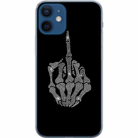 Apple Iphone 12 Mini Genomskinligt Skal Fuck You Bling