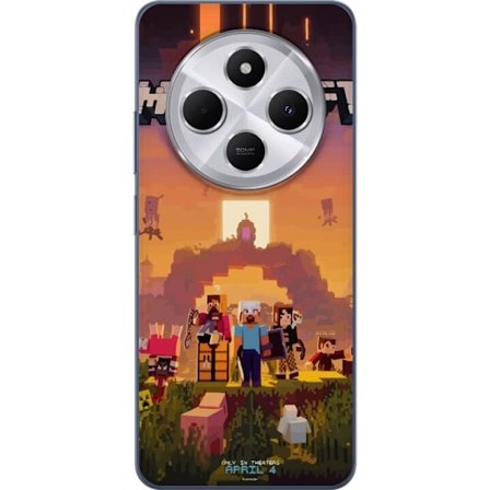 Kompatibel Mobilcover til Xiaomi Redmi 14C Minecraft Pixel Spil Byg Blok
