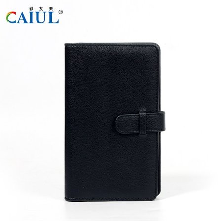 Fotoalbum med 96 lommer kompatibelt med Fujifilm Instax Mini 12 11 Instantkamera Albumsider Kortsamler Vintagebilder Album Svart Bølge