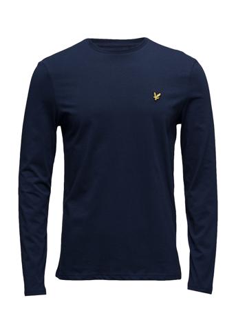 Ls Crew Neck T-Shirt T-shirts Long-sleeved Sininen Lyle & Scott