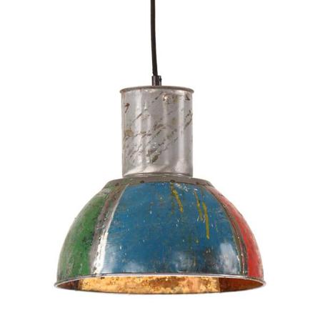 Vidaxl Hänglampa Industriell 25 W Flerfärgad Rund 28,5 Cm E27 Flerfärgsdesign