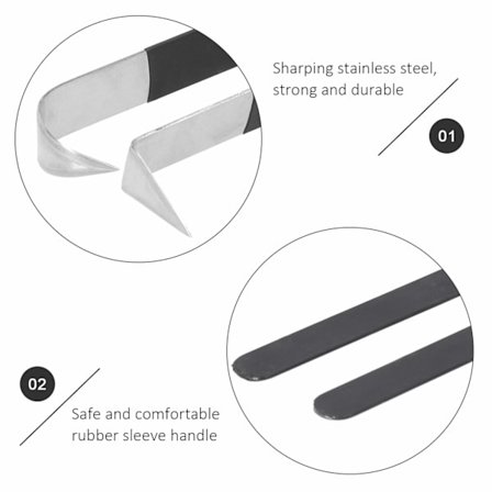 4 st Professionella Lerskärverktyg - Tillbehör för skolstart, Metallkeramik & Skulpteringskit för gravering, formning, styling