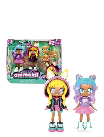 Toyrock Animakii Doll Set Cybepunk/Gamer - Multi/patterned - ONE SIZE