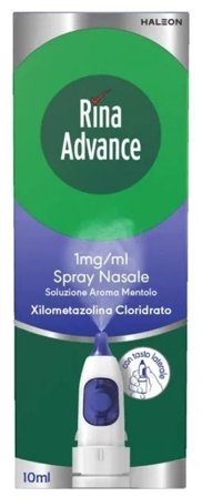 Rinaadvance 1 Mg/ml Spray Nasale Soluzione Mentolo 1 Flacone Da
